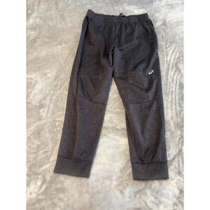Asics Pants Joggers Workout Casual ‎ Warmup Gray Large Men's
